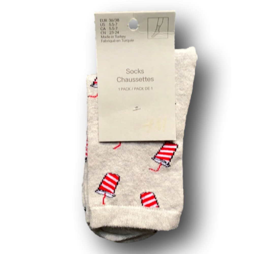 3/$15 Milkshakes Funny Socks - Brand New